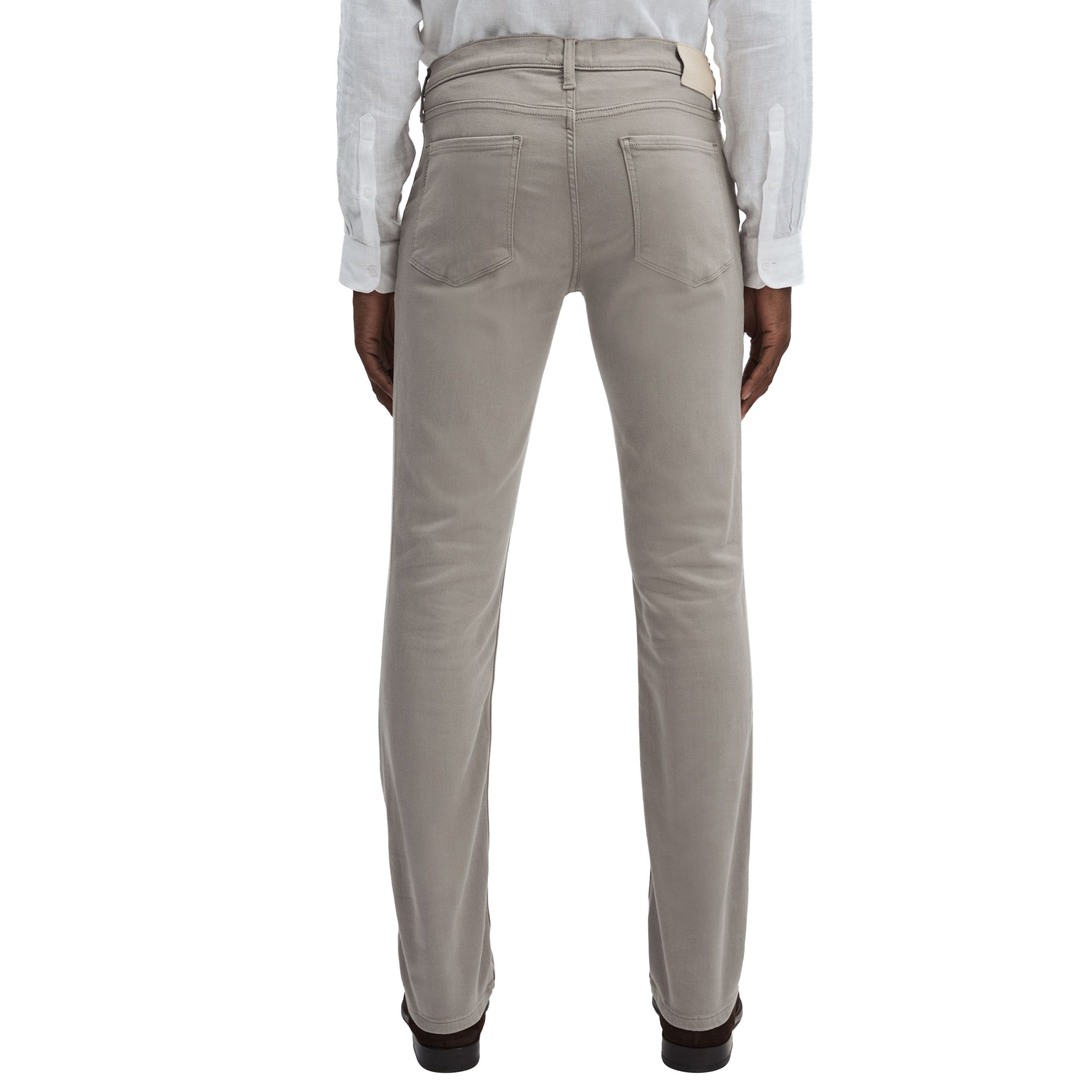 Silver Pearl Federal Straight Fit Transcend Jeans - PAIGE