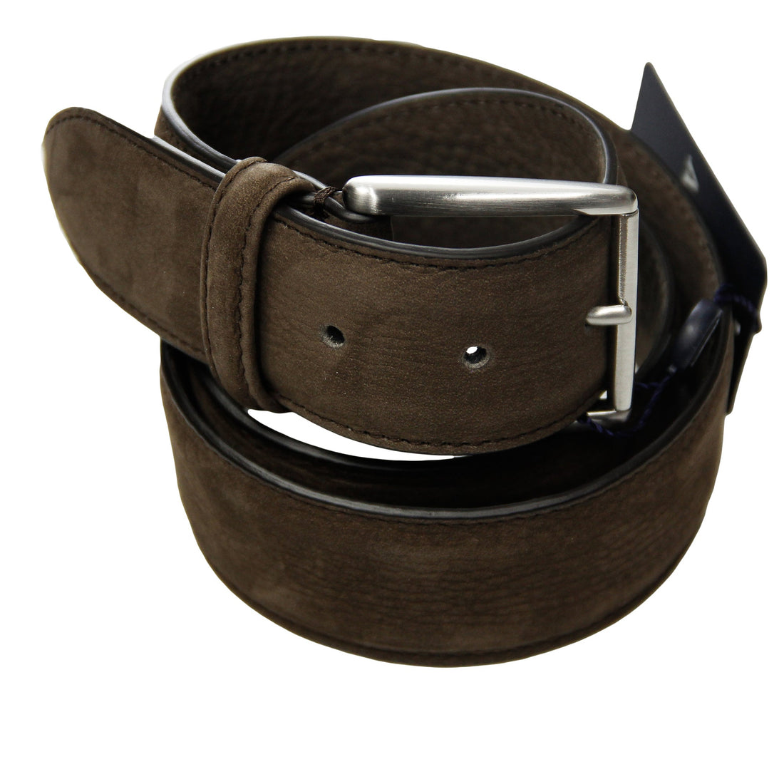Taupe Brown Nubuck Soft Suede Leather Belt - Anderson's - Boutique Jacques Last Call