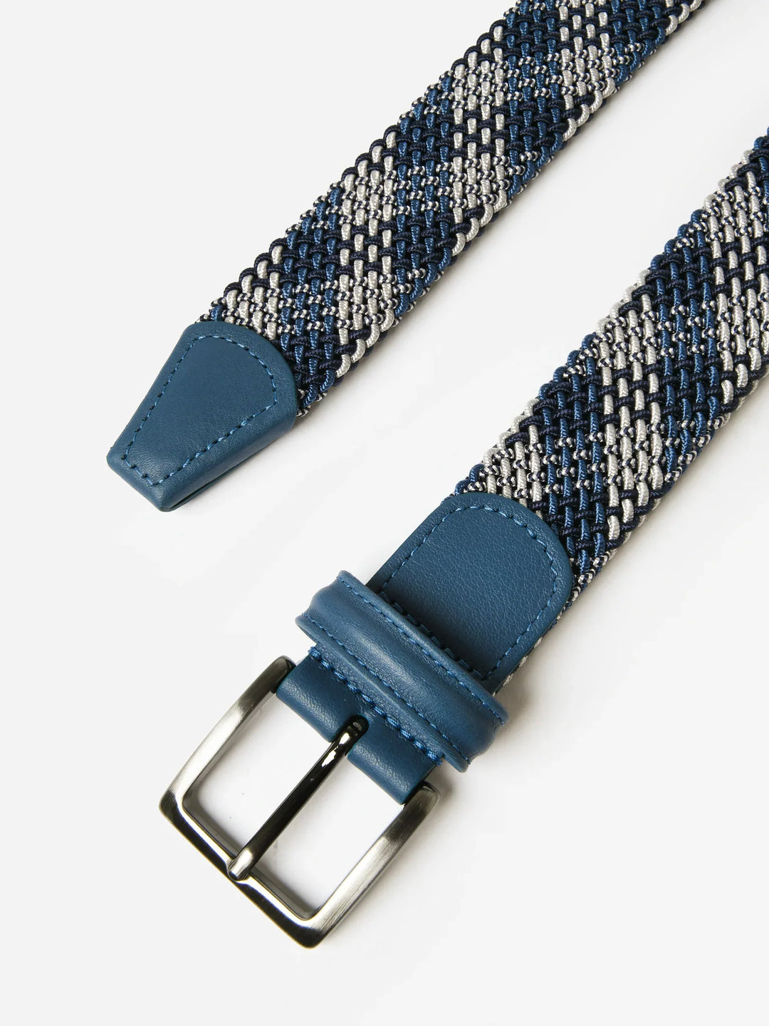 Blue Multicolour Woven Belt - Anderson's - Boutique Jacques Last Call