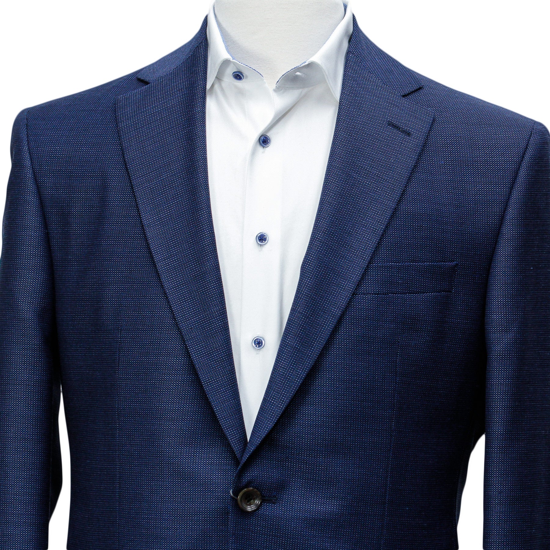 Jack Victor Blue Nail-head Esprit Modern Fit Suit - Boutique Jacques Last Call