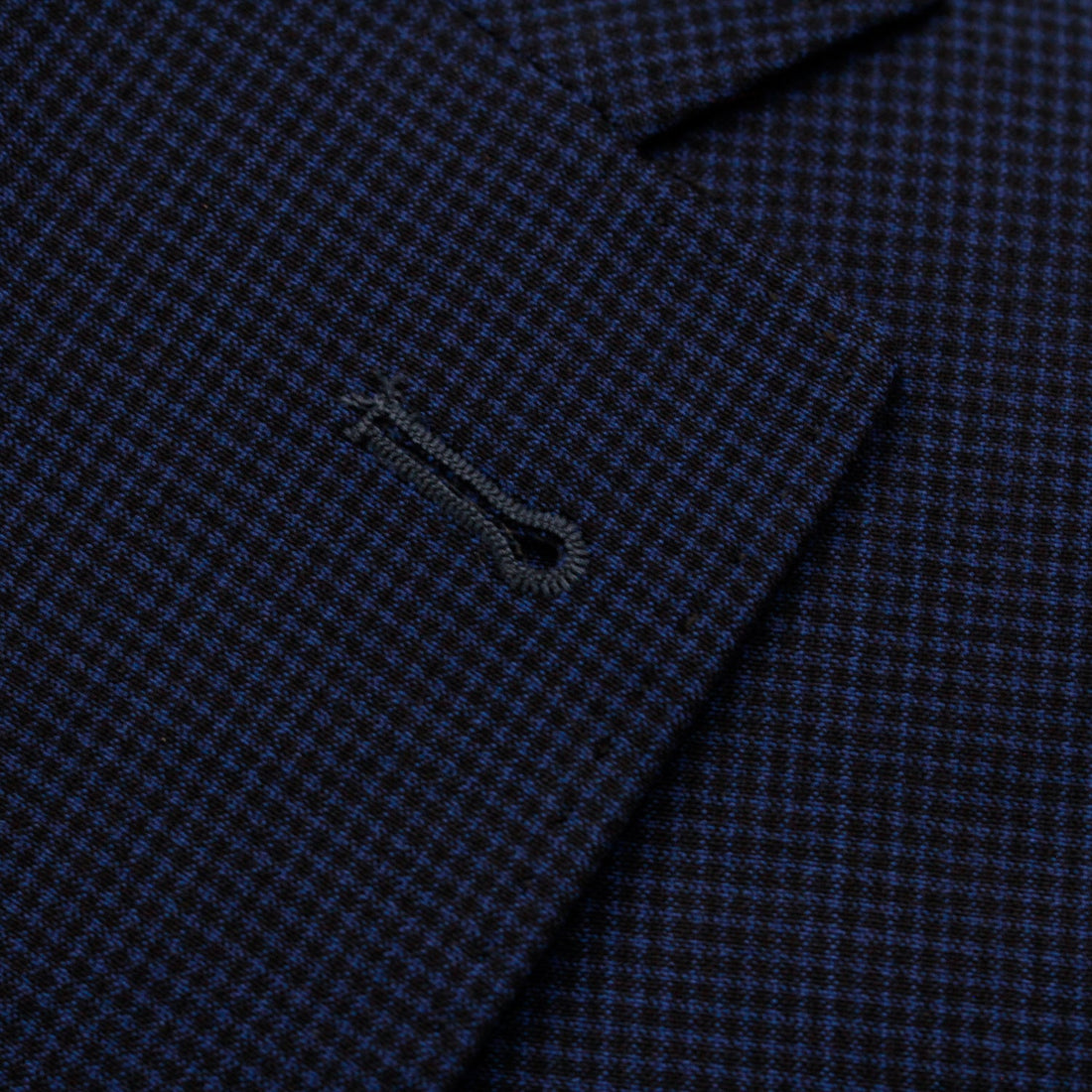 Blue Micro Check Dallas Contemporary Fit Unconstructed Wool Suit - Jack Victor - Boutique Jacques Last Call