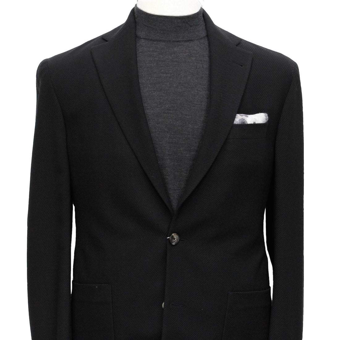 Black Comfortwear Queens Contemporary Fit Unconstructed Knit Sport Coat - Jack Victor