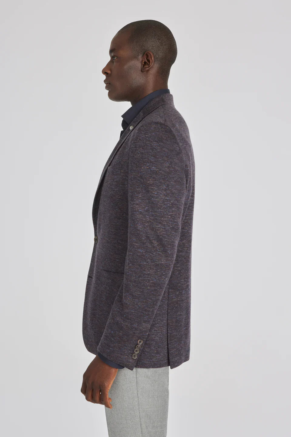 Brown Mélange Wool & Silk Hartford Contemporary Fit Sport Coat - Jack Victor - Boutique Jacques Last Call