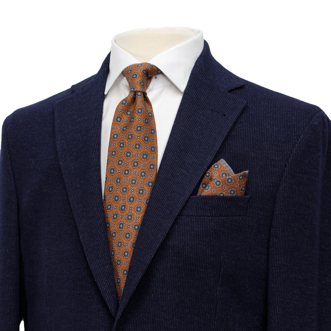 Dark Navy Knit Hampton Contemporary Fit Wool Sport Jacket - Jack Victor