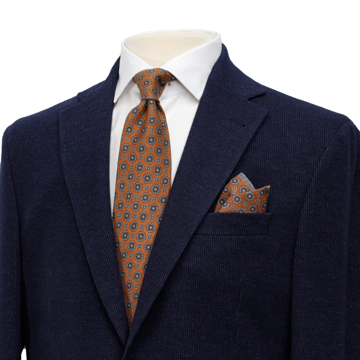 Dark Navy Knit Hampton Contemporary Fit Wool Sport Jacket - Jack Victor