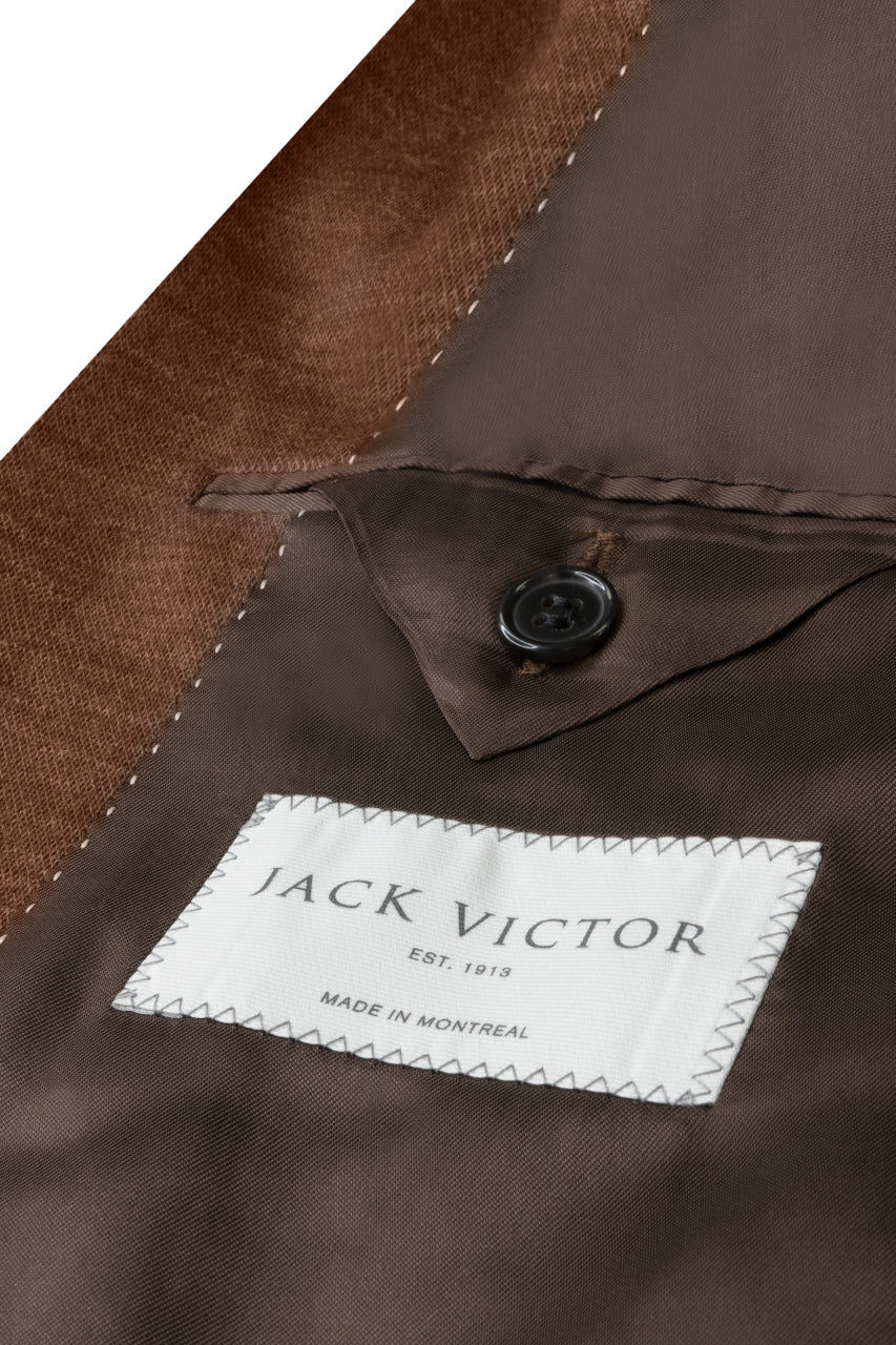 Brown Hartford Contemporary Fit Loro Piana Knit Wool Blazer - Jack Victor - Boutique Jacques Last Call