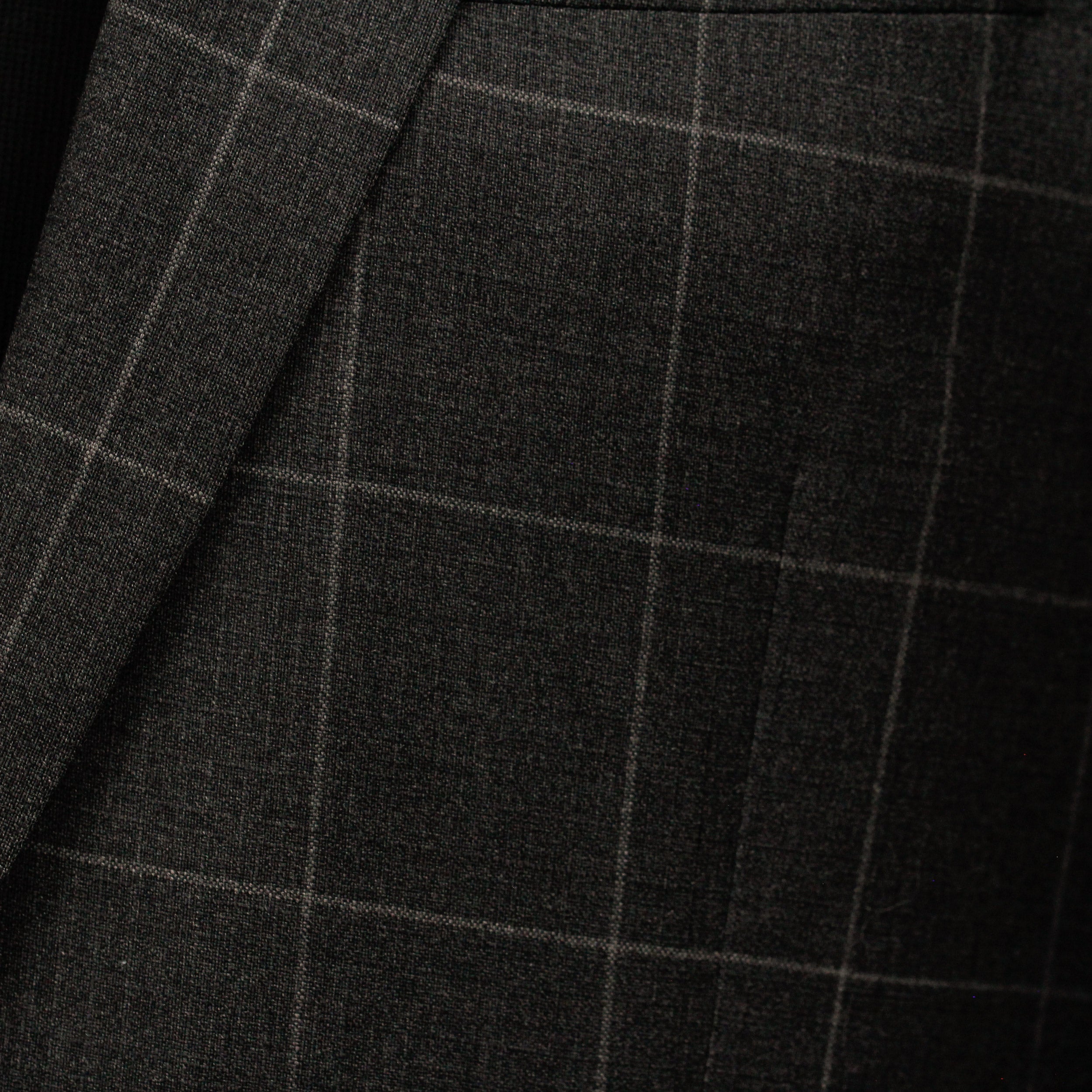 Charcoal Window-pane Check - Fraser Slim Fit Suit Jack Victor - Boutique Jacques Last Call