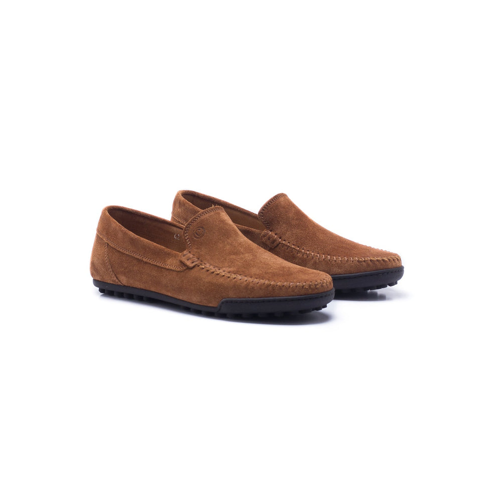 Umber Sorrento Unlined Driving Shoe Suede - Calo - Boutique Jacques Last Call