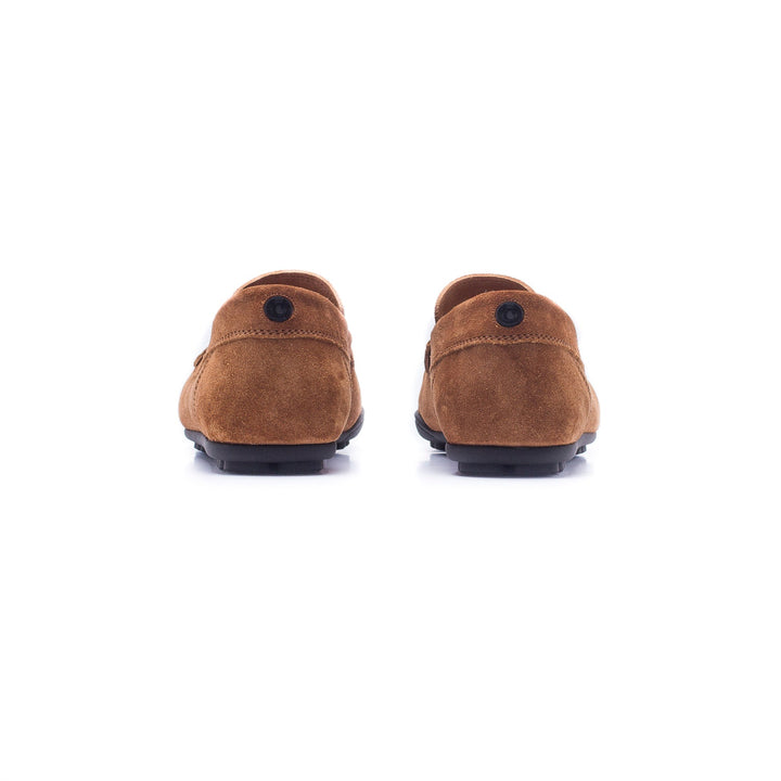 Umber Sorrento Unlined Driving Shoe Suede - Calo - Boutique Jacques Last Call