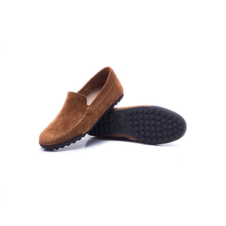 Umber Sorrento Unlined Driving Shoe Suede - Calo - Boutique Jacques Last Call