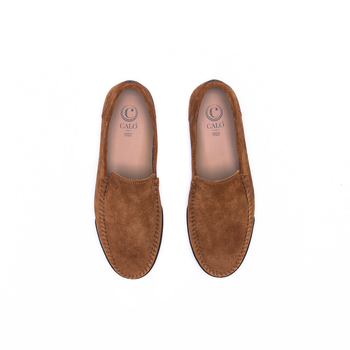 Umber Sorrento Unlined Driving Shoe Suede - Calo - Boutique Jacques Last Call