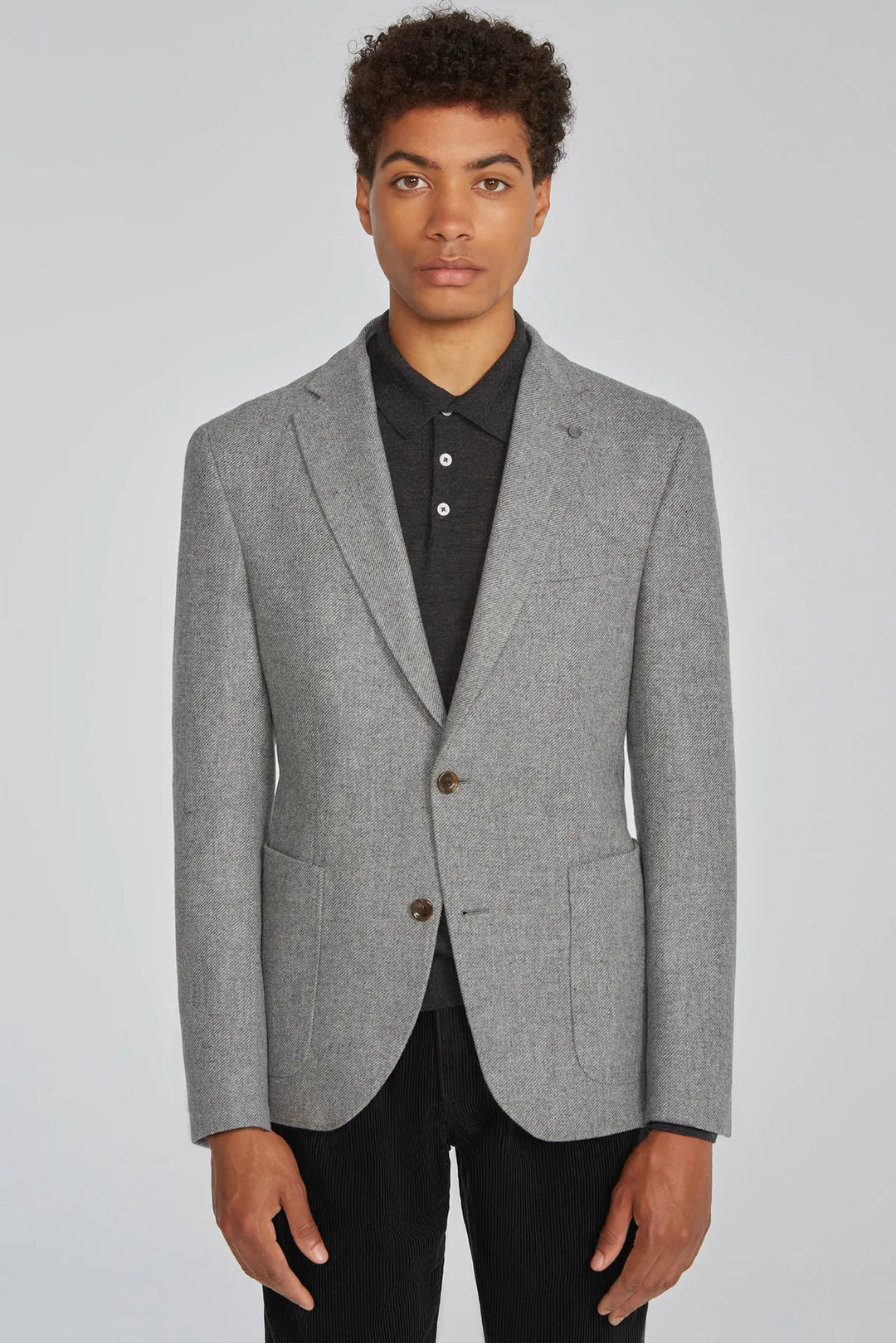 Light Grey Hybrid Sport Jacket Contemporary Fit - Jack Victor