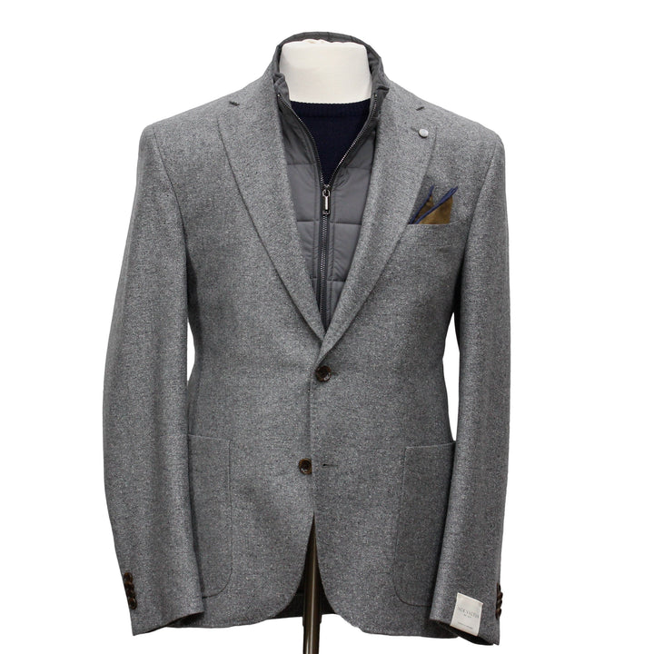 Grey Hybrid Sport Jacket Brice Contemporary Fit - Jack Victor