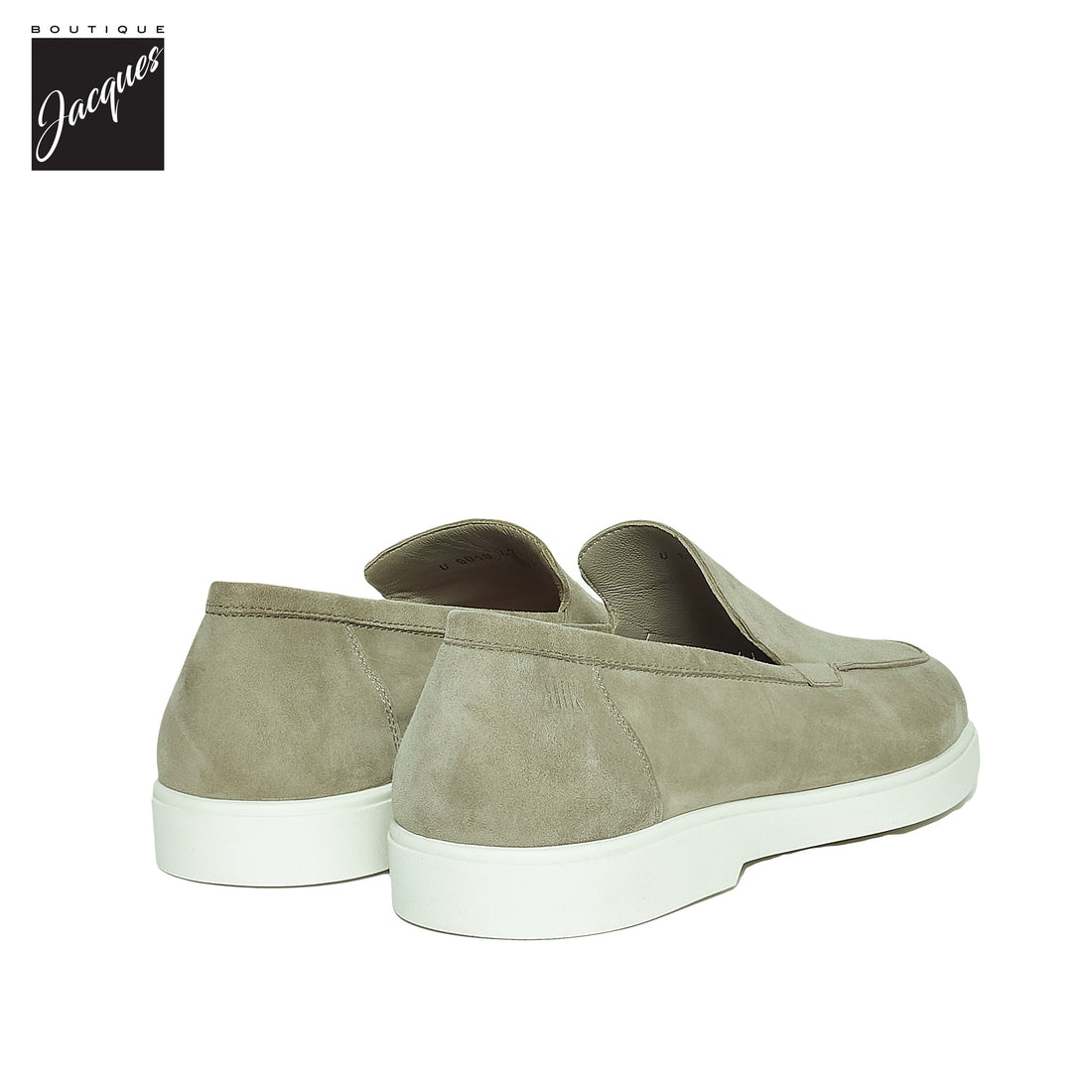 Sage Green (Verde) Deer-Skin Suede Unlined Loafers - Fabiano Ricci - Boutique Jacques Last Call