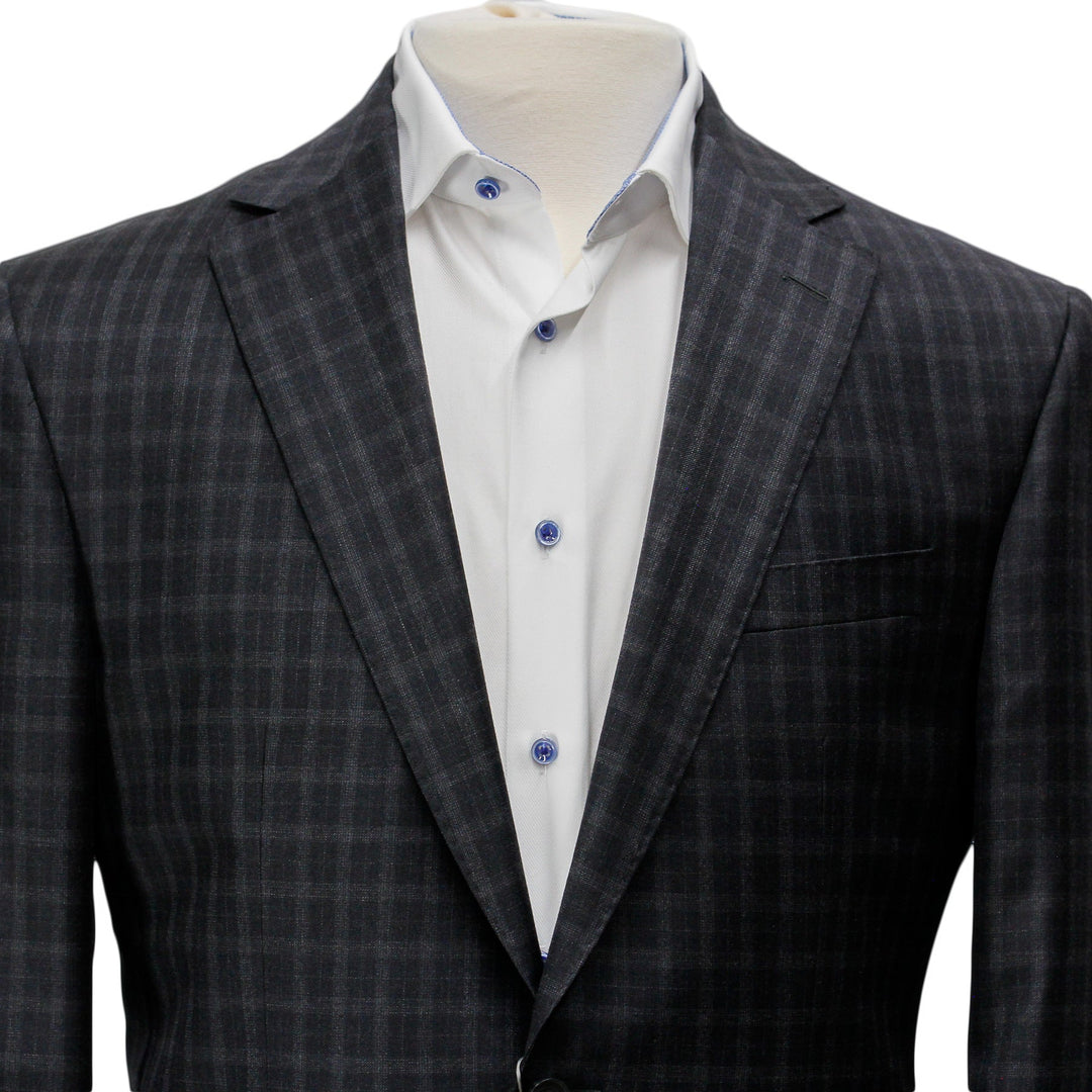 Charcoal Check Esprit Modern Fit Suit - Jack Victor - Boutique Jacques Last Call