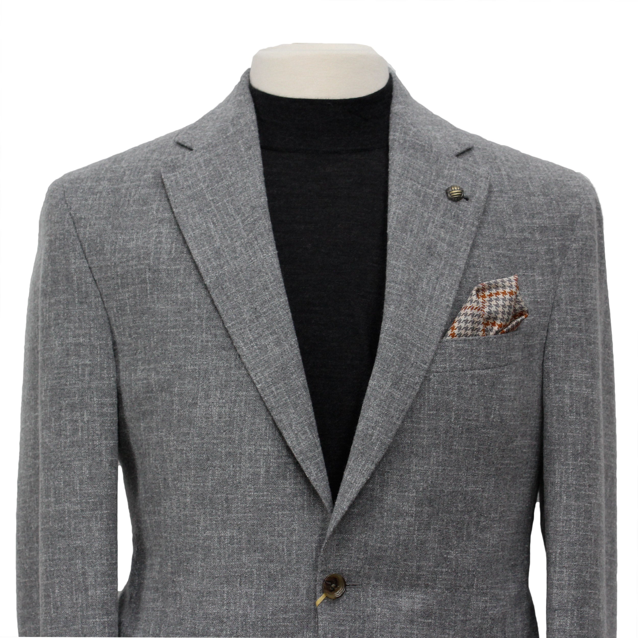 Neat Gray Madison Contemporary Fit Unconstructed Wool Sport Jacket - Jack Victor - Boutique Jacques Last Call