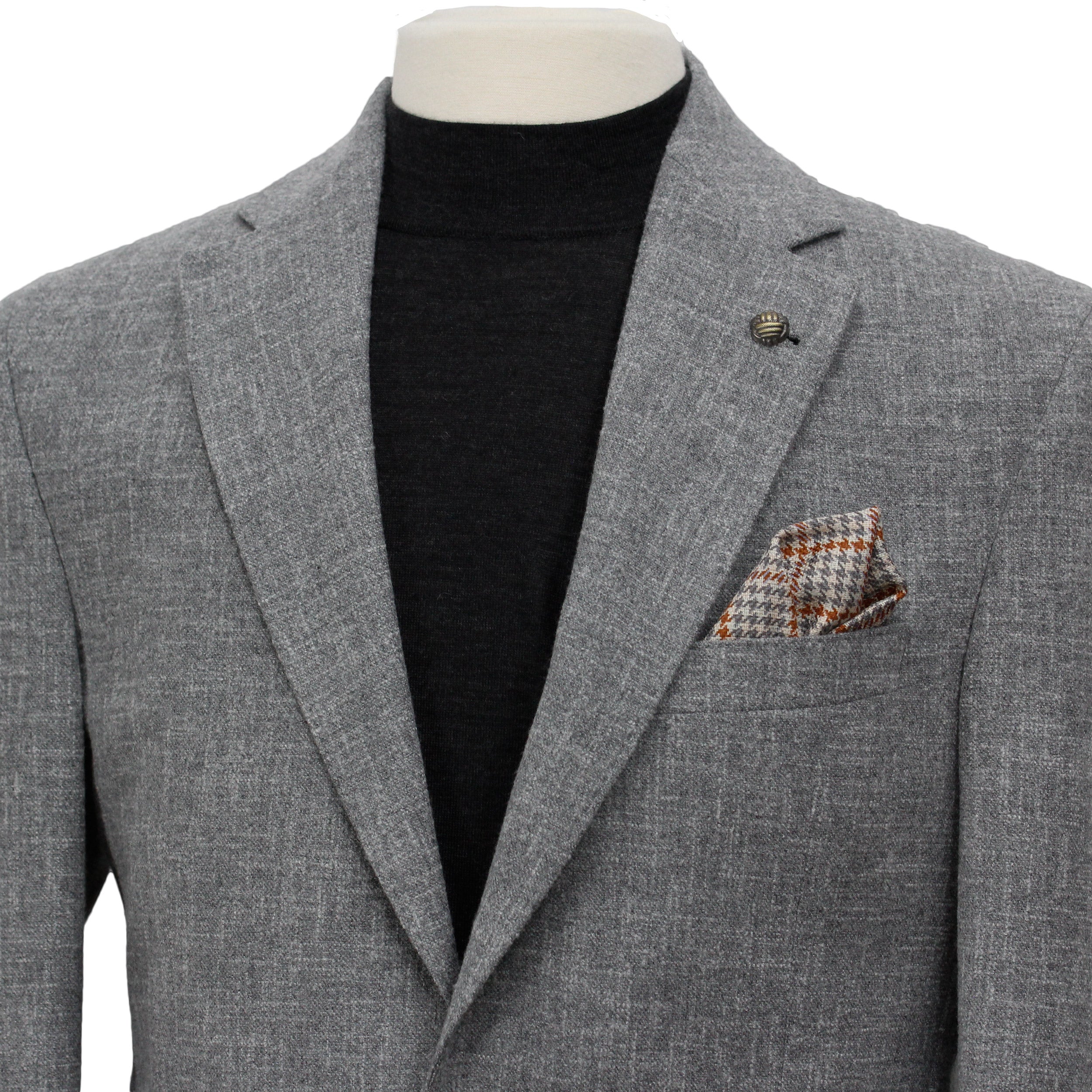 Neat Gray Madison Contemporary Fit Unconstructed Wool Sport Jacket - Jack Victor - Boutique Jacques Last Call