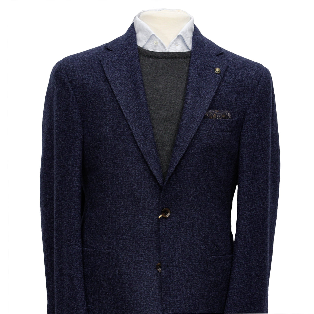 Blue Madison Contemporary Fit DRAGO Wool Sport Jacket - Jack Victor - Boutique Jacques Last Call