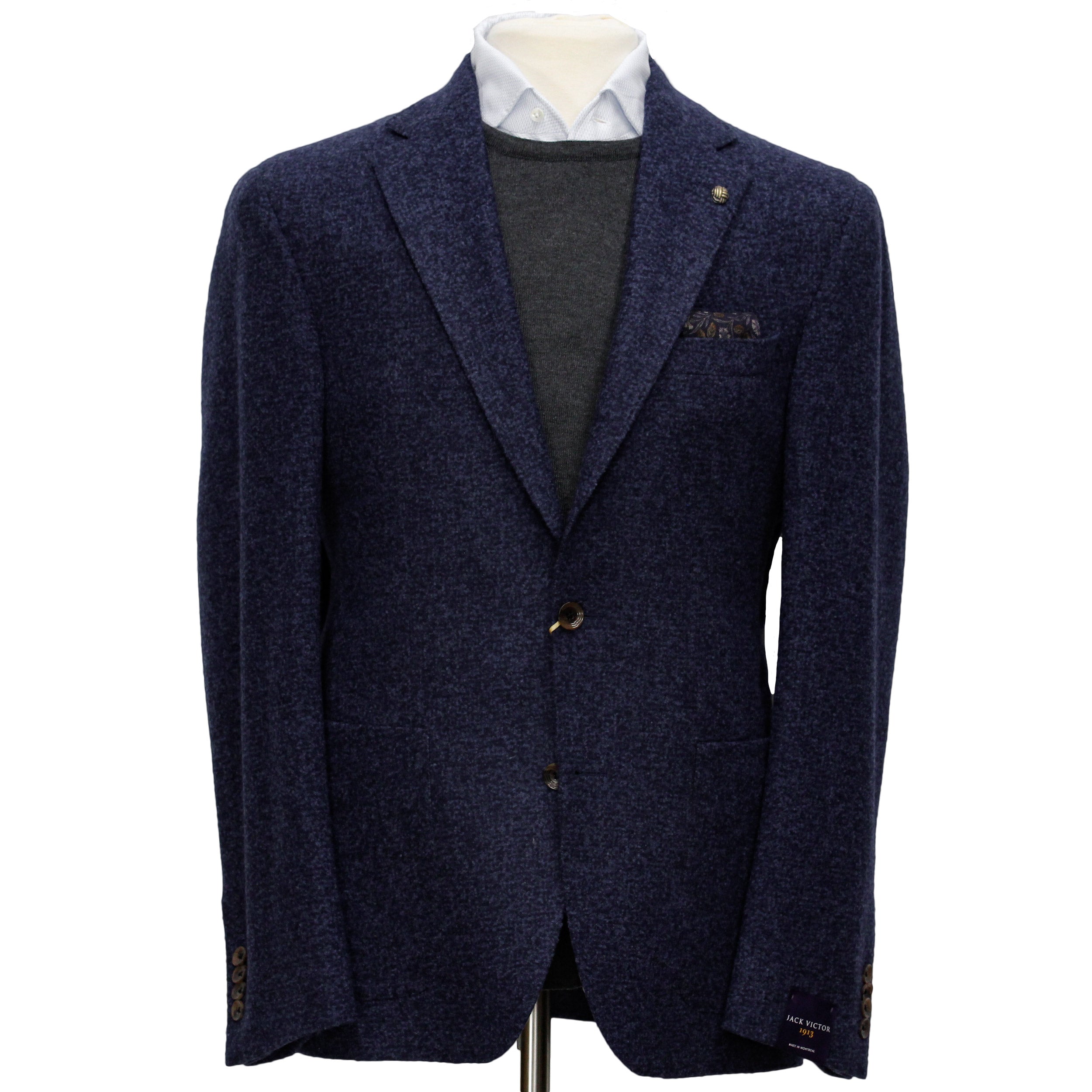 Blue Madison Contemporary Fit DRAGO Wool Sport Jacket - Jack Victor - Boutique Jacques Last Call
