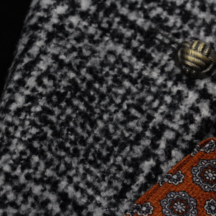 Gray Check Contemporary Fit Wool Silk Sport Jacket - Jack Victor - Boutique Jacques Last Call