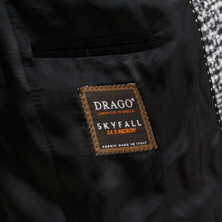 Gray Check Contemporary Fit Wool Silk Sport Jacket - Jack Victor - Boutique Jacques Last Call