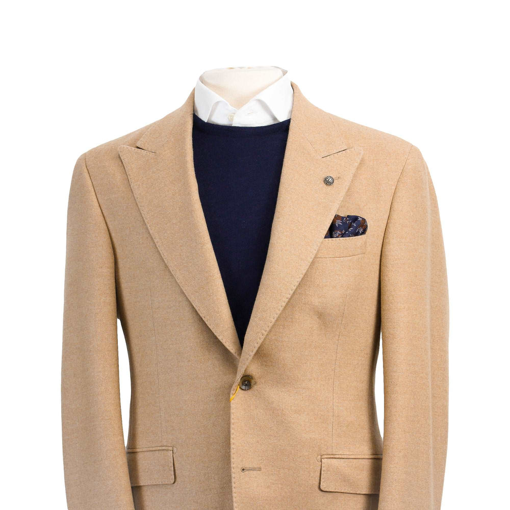 Beige Morgan Contemporary Fit Drago Wool Sport Coat - Jack Victor