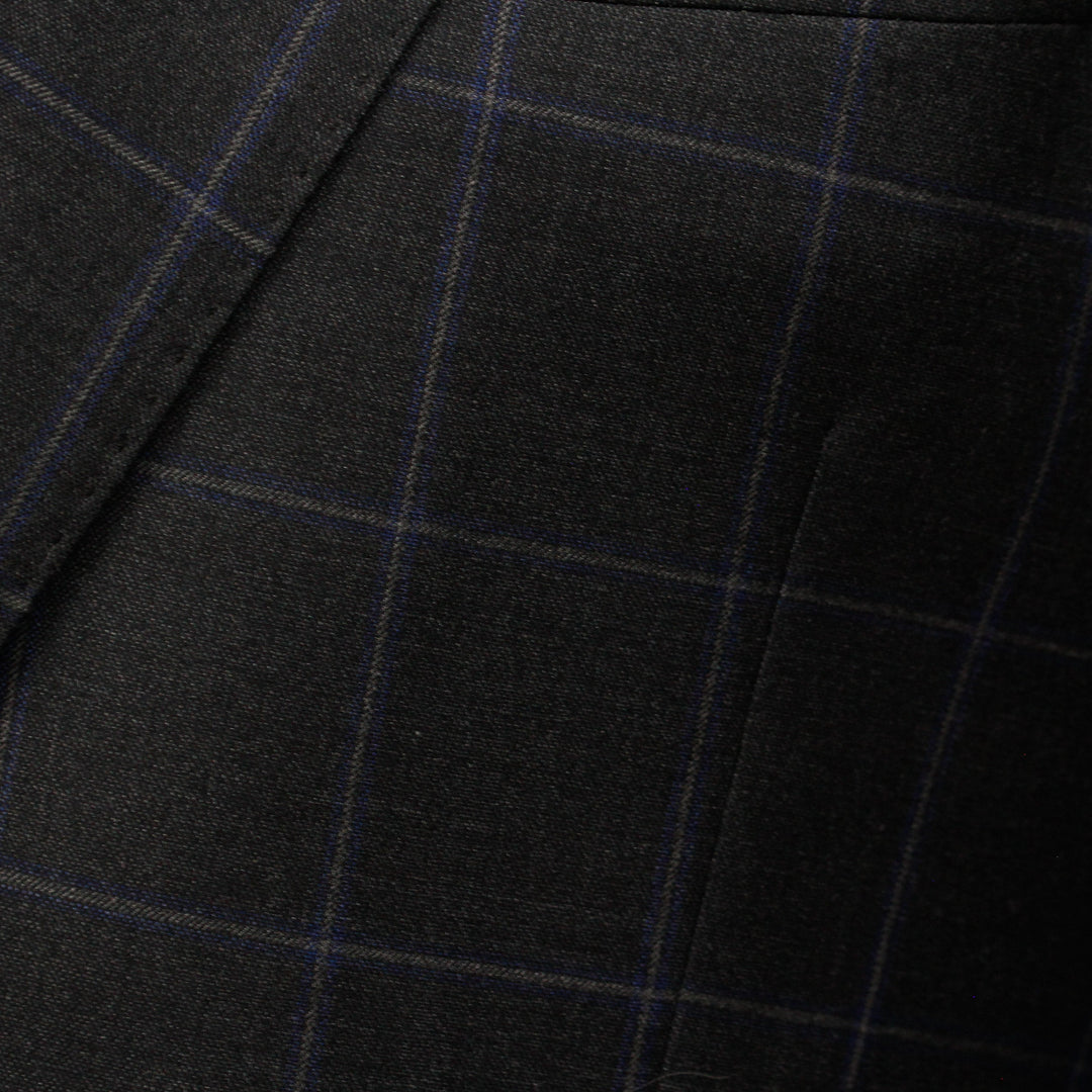Charcoal Windowpane Check Essence Modern Fit - Jack Victor 1913 - Boutique Jacques Last Call