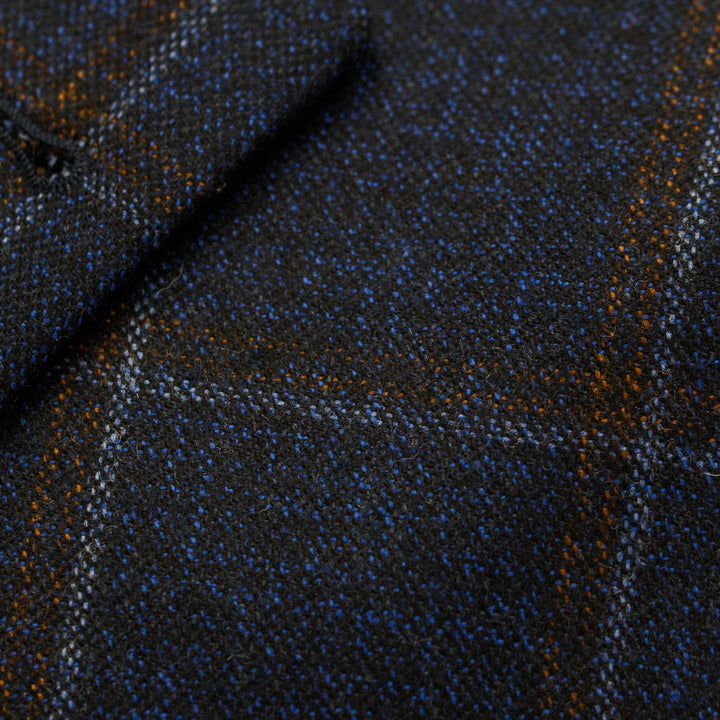 Blue Melange Check Midland Contemporary Fit Wool Sport Coat - Jack Victor - Boutique Jacques Last Call
