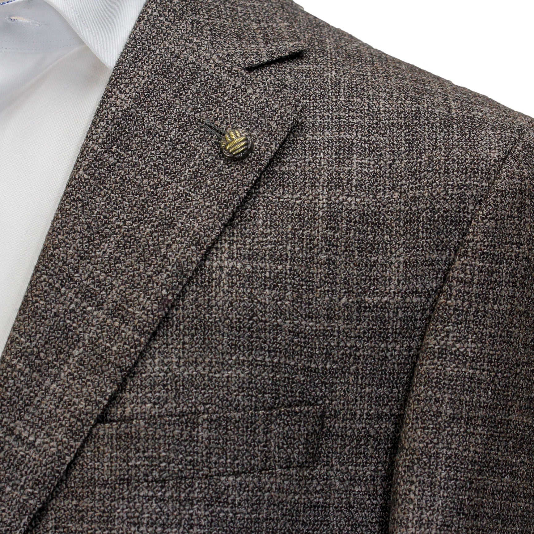 Brown Mélange Tweed Madison Contemporary Fit Wool Sport Coat Vitale Barberis - Jack Victor 1913 - Boutique Jacques International