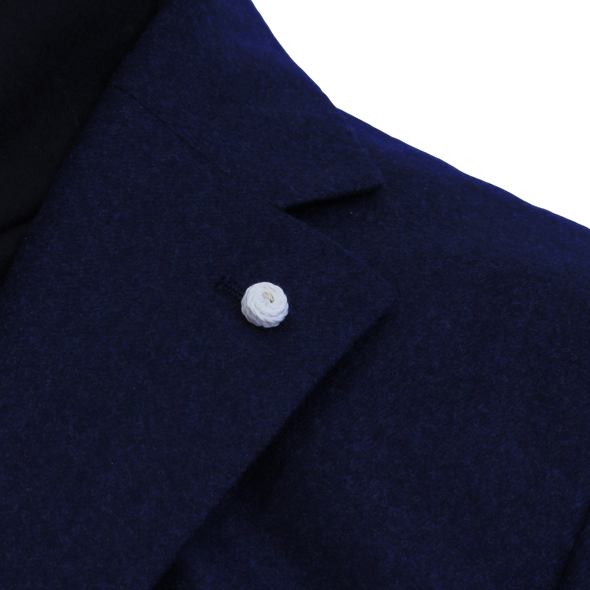 Royal Blue Solid Wool Hybrid Sport Jacket with Bib - Luigi Bianchi - Boutique Jacques Last Call
