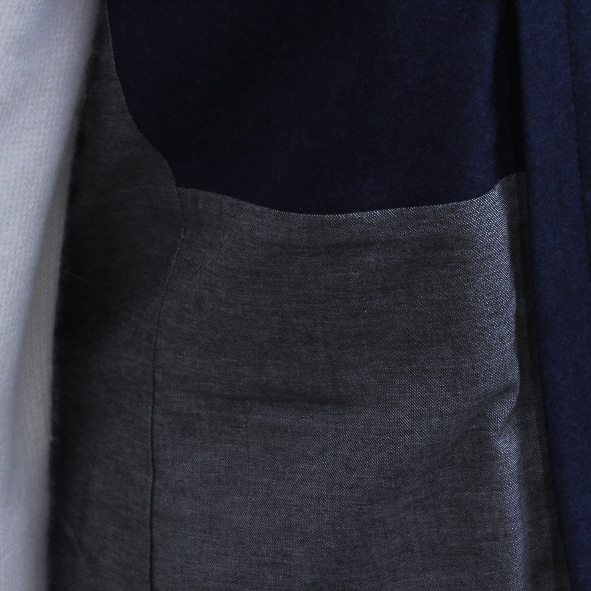 Royal Blue Solid Wool Hybrid Sport Jacket with Bib - Luigi Bianchi - Boutique Jacques Last Call