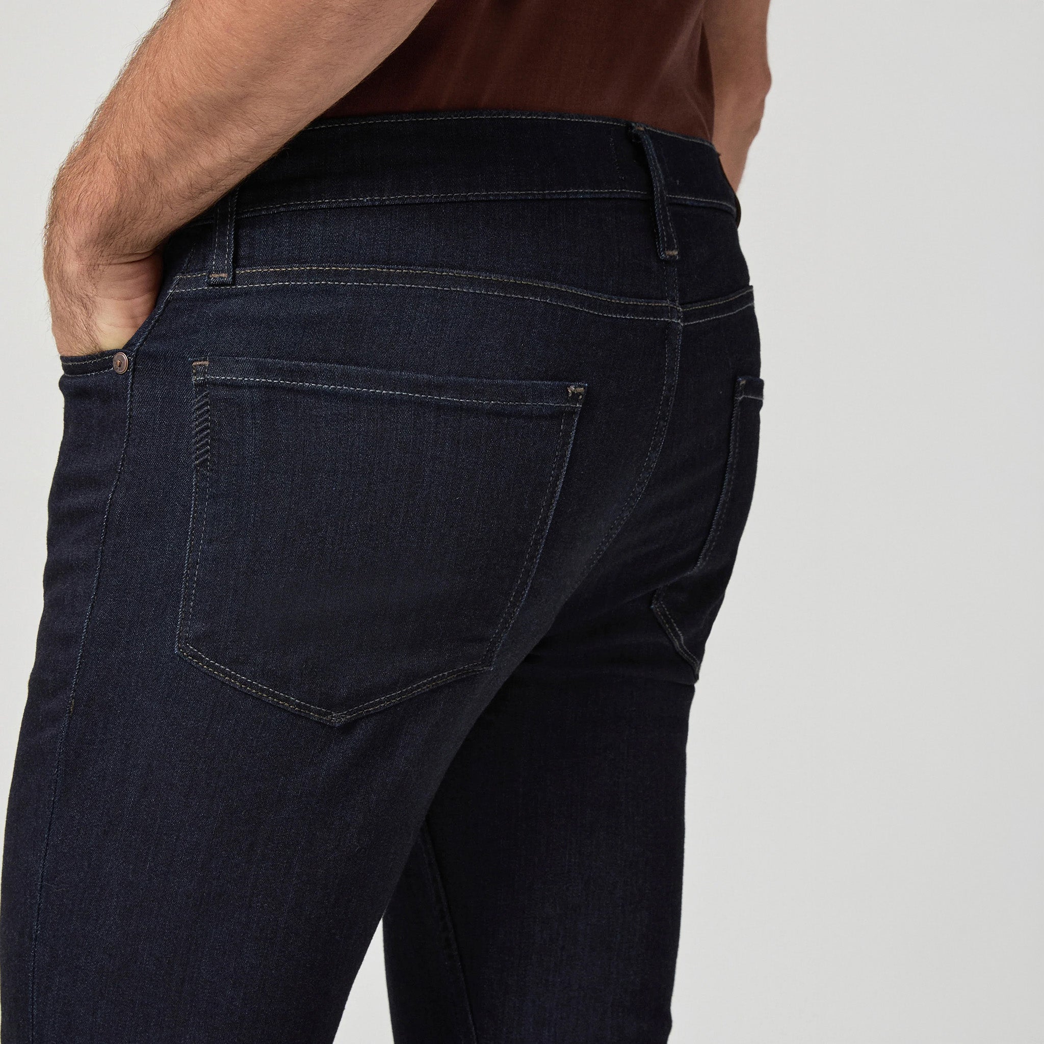 Lennox - Irvington - Blue Dark Wash Slim Fit Transcend Jeans - PAIGE