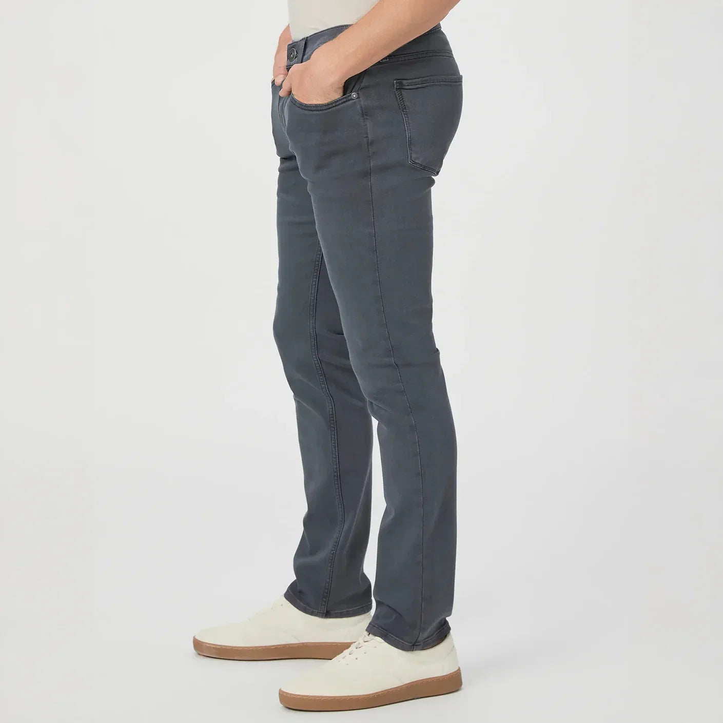 Lennox - Vintage Onyx Blue - Slim Fit Five Pocket Jean - PAIGE