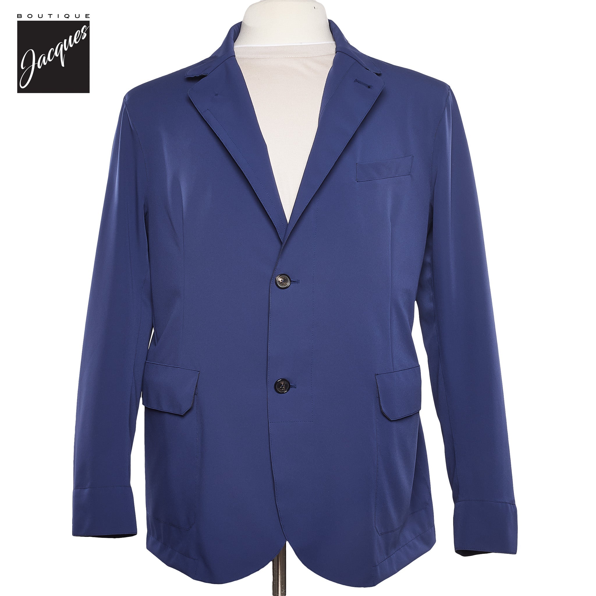 High Blue Nylon Technical Chore Jacket - MANTO