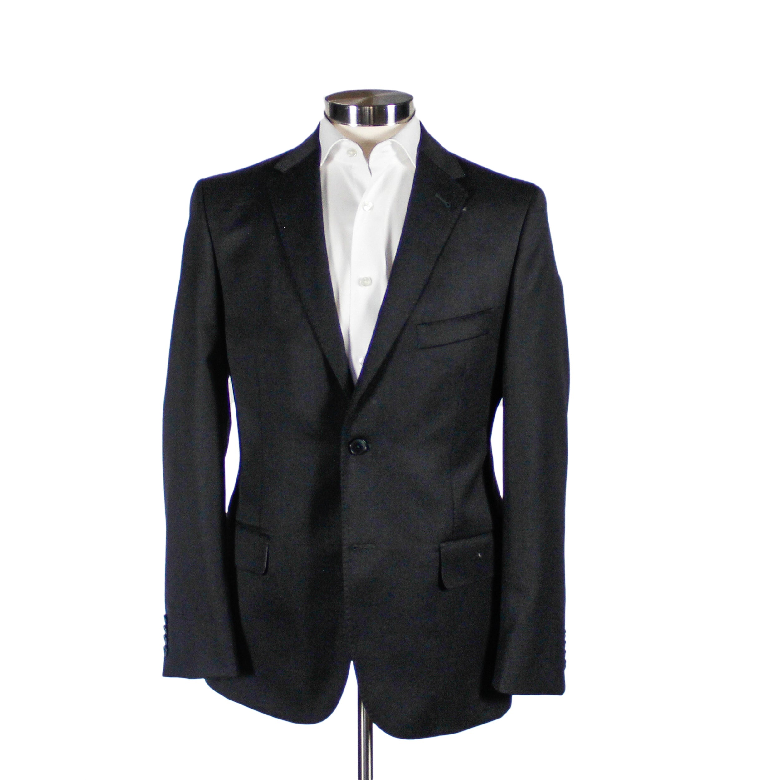 Black Contemporary Fit Sport Coat - Boutique Jacques Last Call