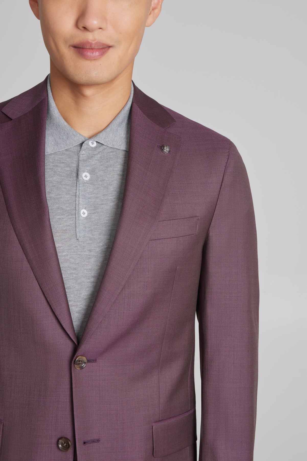 Burgundy/Plum Sartorial Urban Slim Fit Wool Suit - Jack Victor - Boutique Jacques Last Call