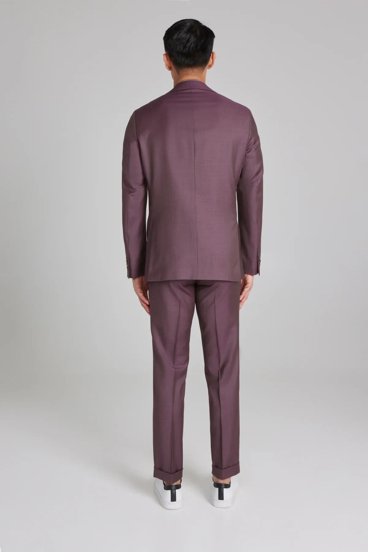 Burgundy/Plum Sartorial Urban Slim Fit Wool Suit - Jack Victor - Boutique Jacques Last Call