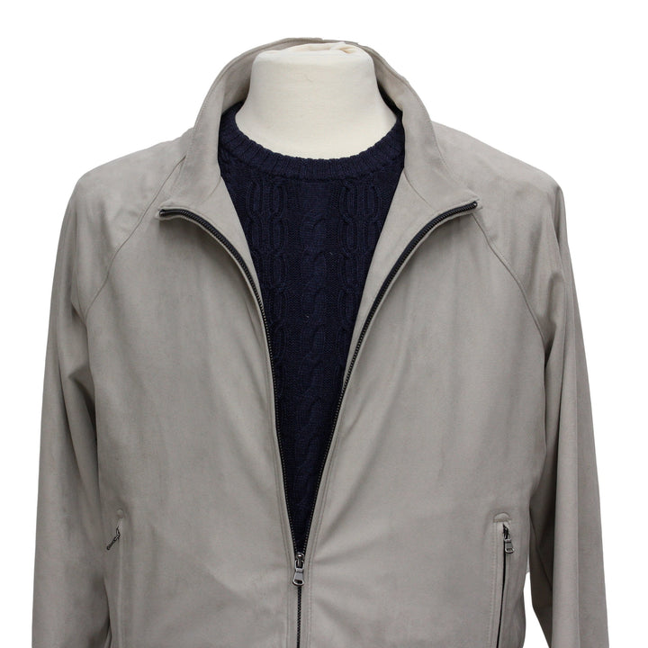 Leather Suede Bomber Jacket - Jack Victor - Boutique Jacques Last Call