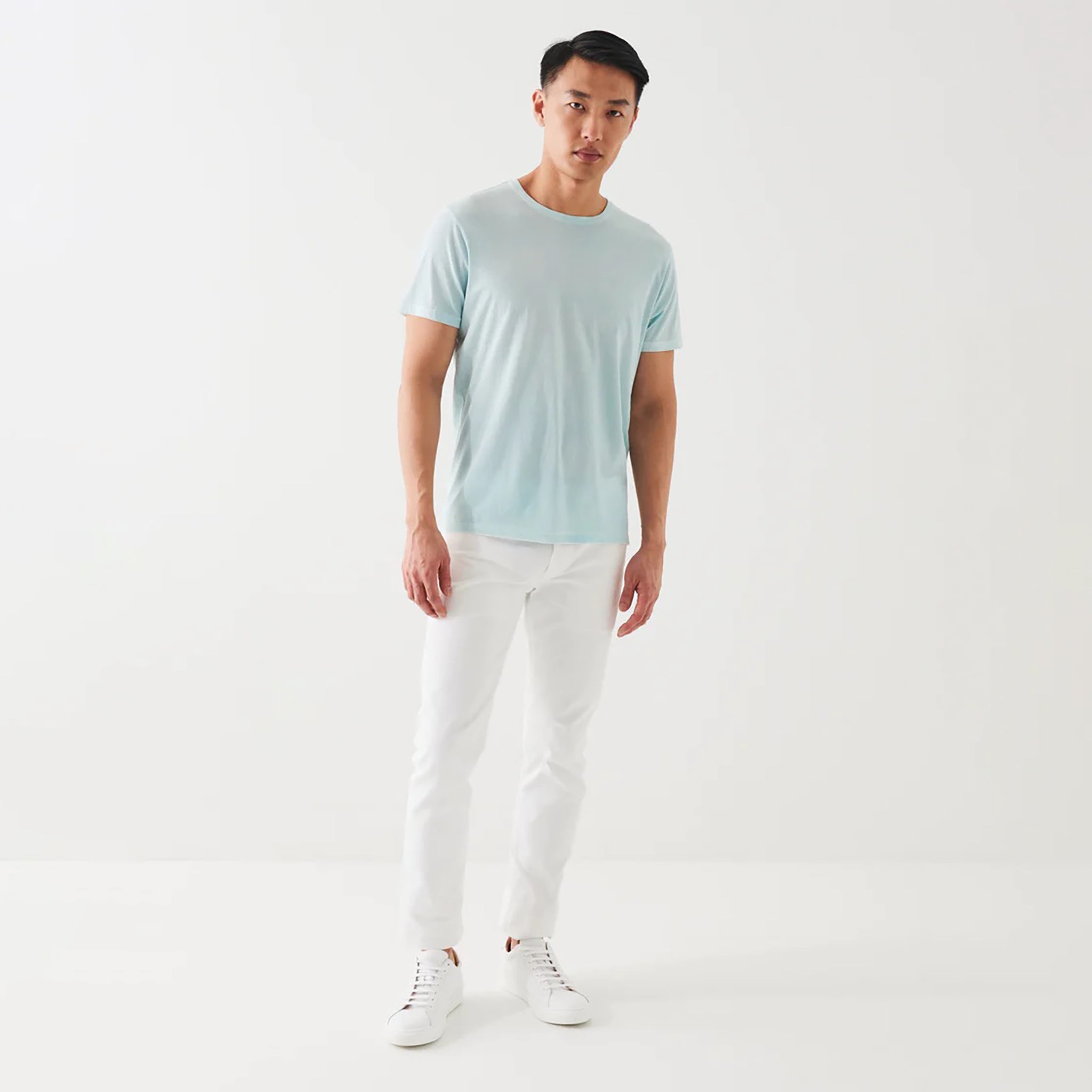 Celery Pima Spray Wash T-Shirt - Patrick Assaraf - Boutique Jacques International