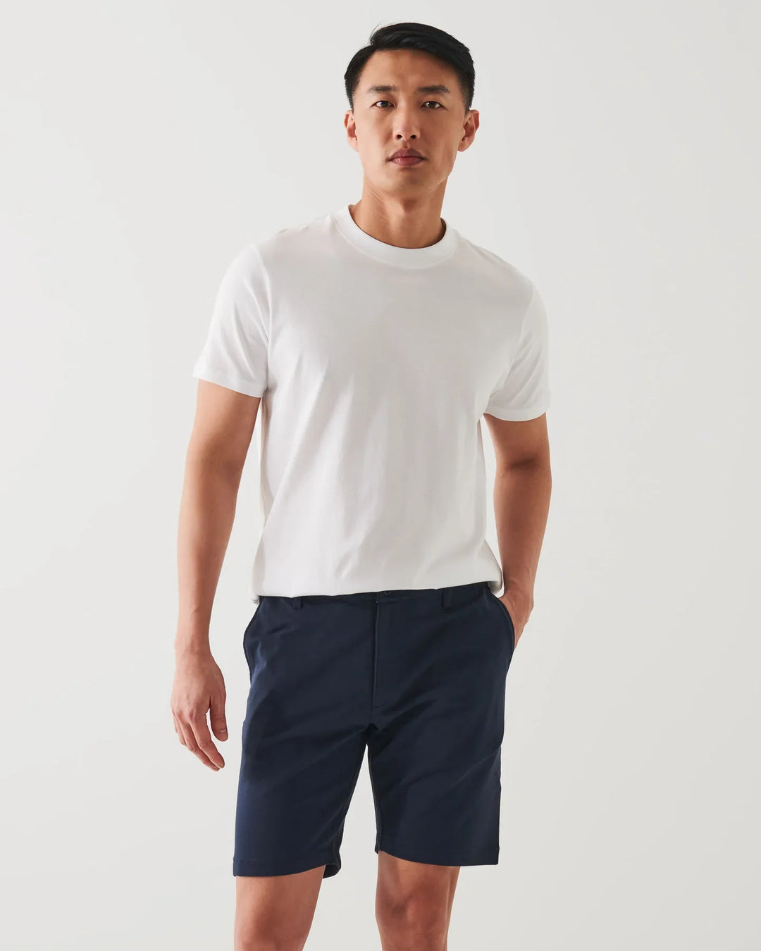 Midnight Blue French Terry Shorts - Patrick Assaraf