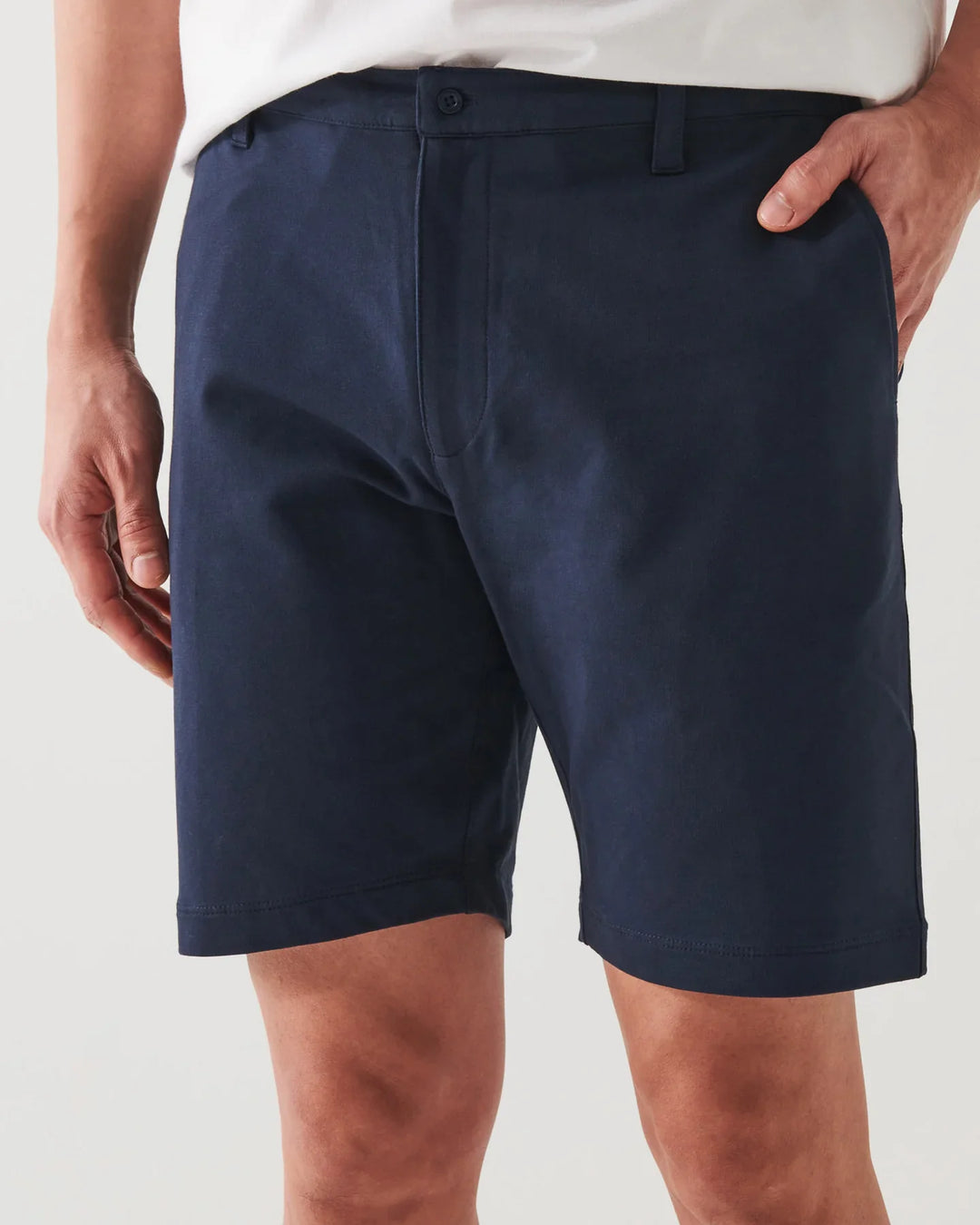 Midnight Blue French Terry Shorts - Patrick Assaraf