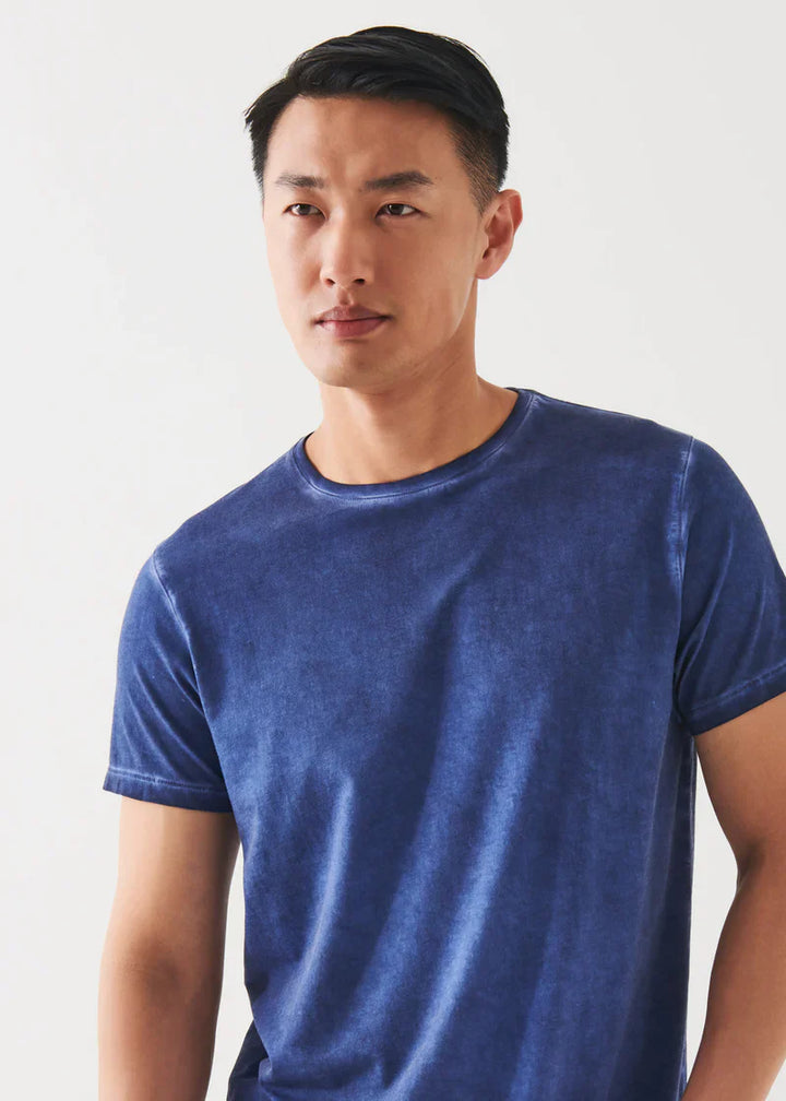Moonlight Blue Sublime Wash T-Shirt - Patrick Assaraf - Boutique Jacques Last Call