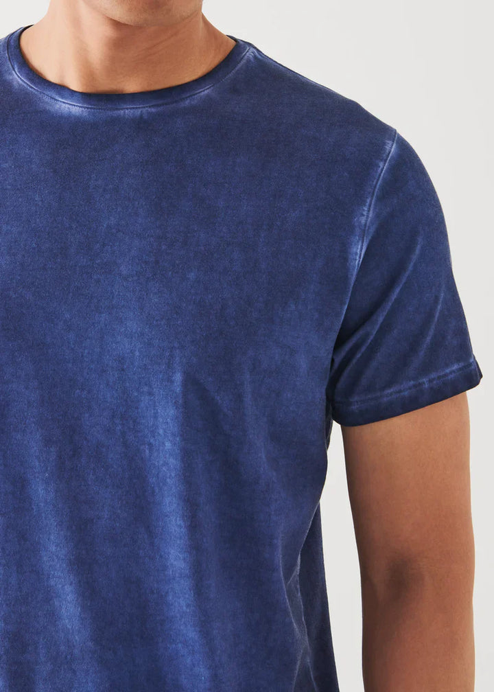 Moonlight Blue Sublime Wash T-Shirt - Patrick Assaraf - Boutique Jacques Last Call