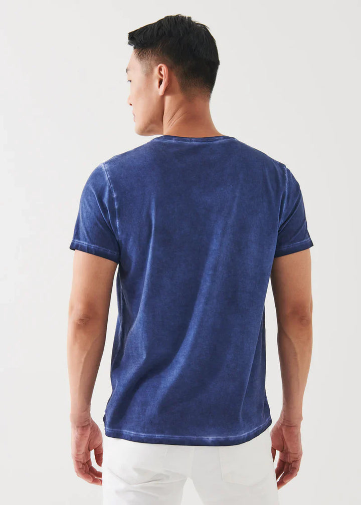Moonlight Blue Sublime Wash T-Shirt - Patrick Assaraf - Boutique Jacques Last Call