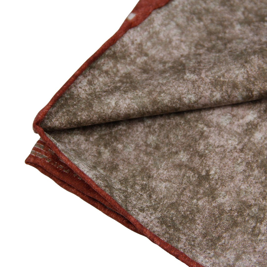 Copper Polka Dot Reversible Cotton-Silk Hankie - Paolo Albizzati - Boutique Jacques Last Call
