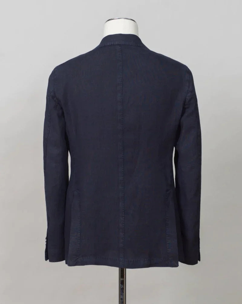 Blue Linen L.B.M 1911 Sport Coat - Boutique Jacques Last Call