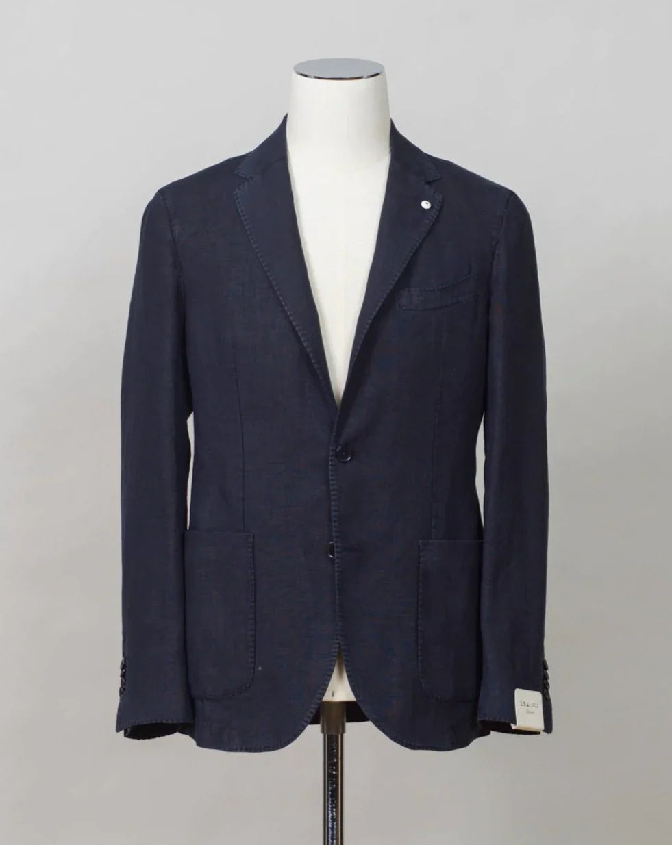 Blue Linen L.B.M 1911 Sport Coat - Boutique Jacques Last Call