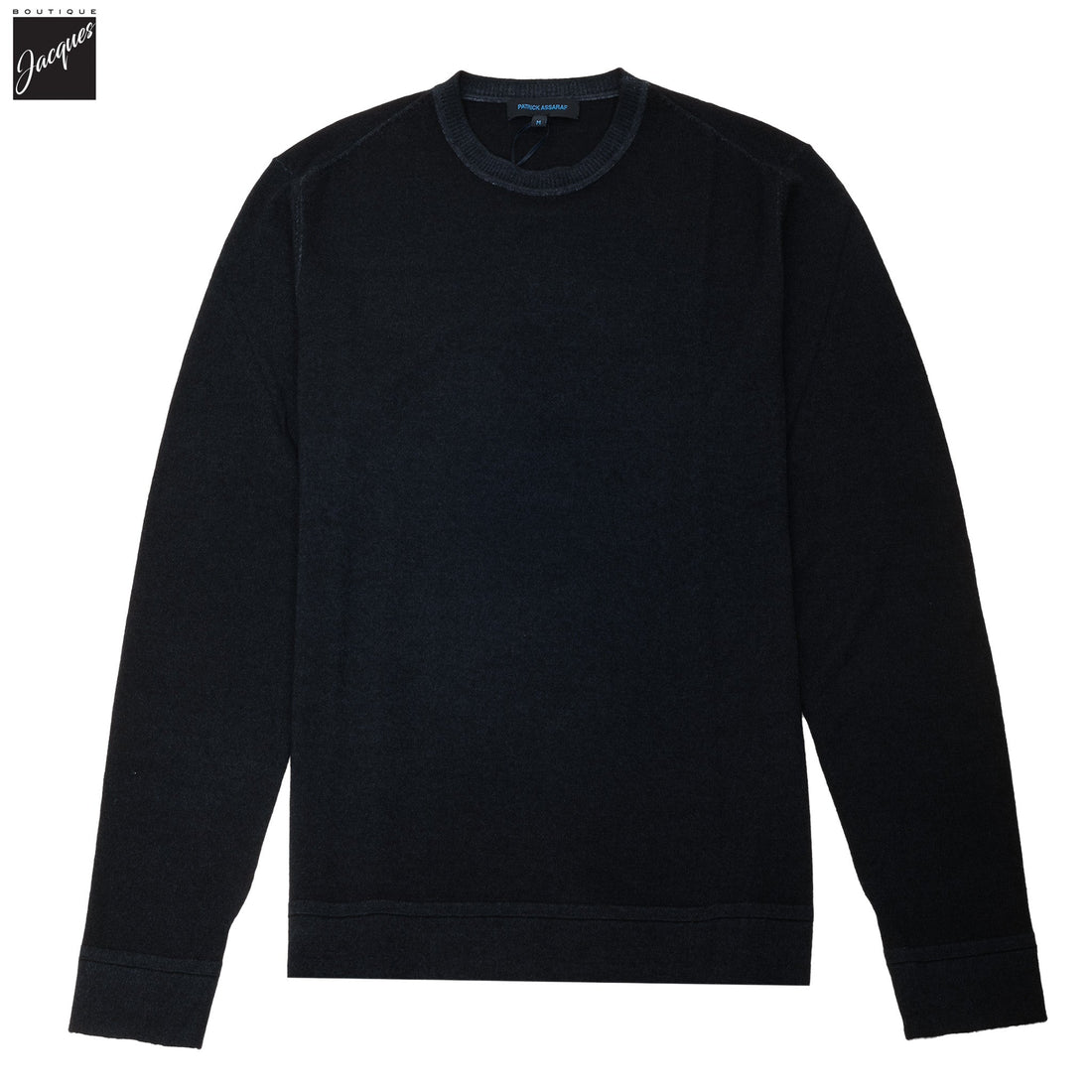 Mammoth Blue Vintage Wash Extra-Fine Merino Sweater - Patrick Assaraf