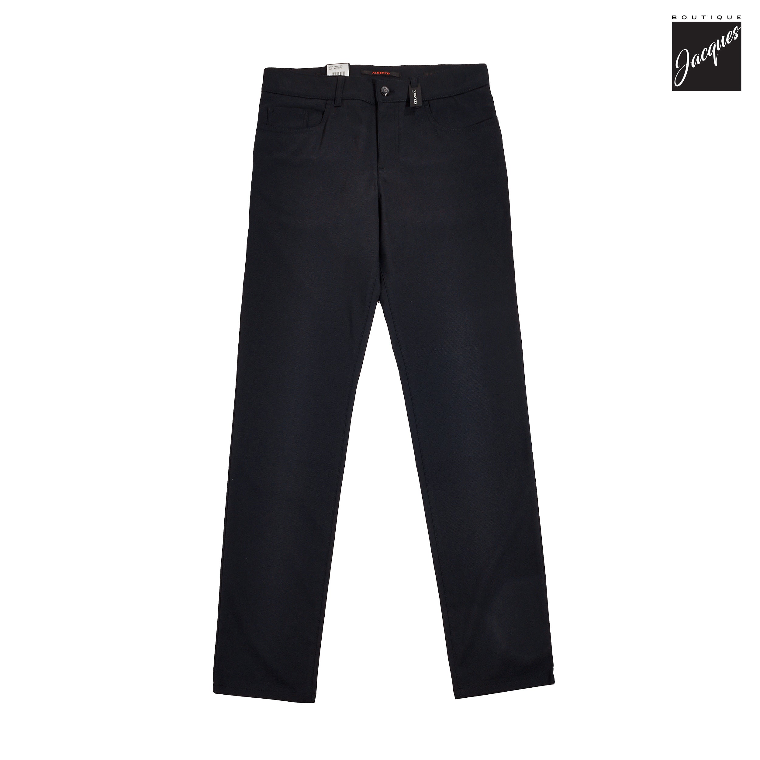 Blue Structure Ceramica Pipe Five Pocket Pants - ALBERTO