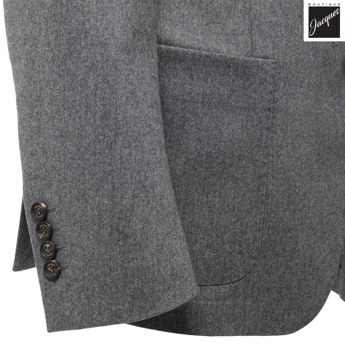 Gray Wool-Cashmere Stretch Contemporary Sport Jacket - ELEVENTY
